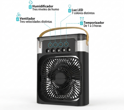 Ventilador Humidificador Portátil